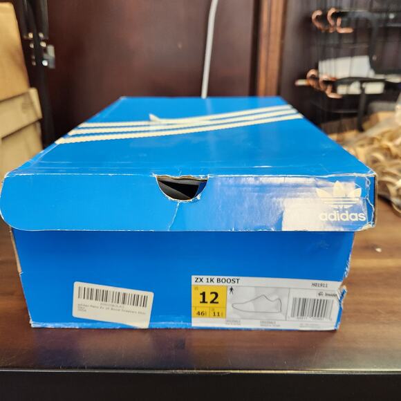 adidas Mens Zx 1K Boost Sneakers Shoes Casual - Grey - Size 12 M - Picture 7 of 7